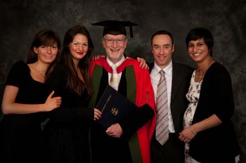 Laura Cooper, Sarah Cooper, Prof Cary Cooper, Dr Scott Cooper and Dr Devi Cooper