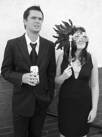 Lancaster University graduates Chris Williams and Emma Buck in the Drunken Chorus Arts Collective