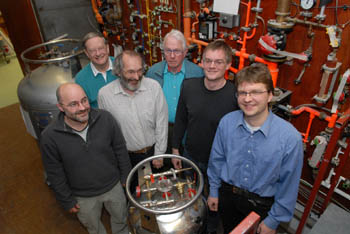 The Physics Department’s Ultralow Temperature Team