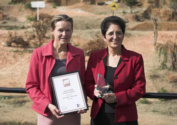 Professor Farideh Honary and Dr Jennie Gilbert attended Athena SWAN awards ceremony