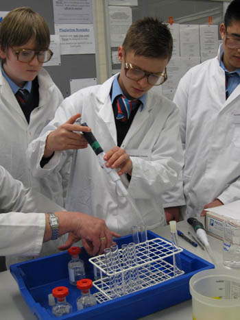 Carnforth High School students students taking part in an “emergency response” session at the Lancaster Environment Centre