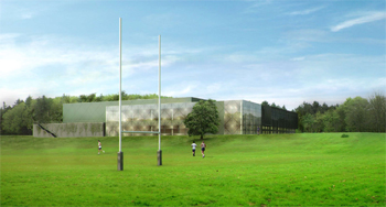 Artists impression of new Sports Centre