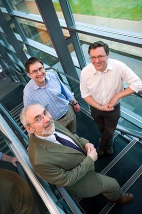 (L to R) Kevin Glazebrook, Idris Eckley and Jonathan Tawn