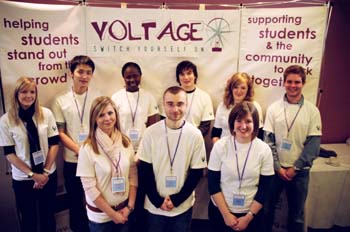 The team at LUVU involved in the Voltage project