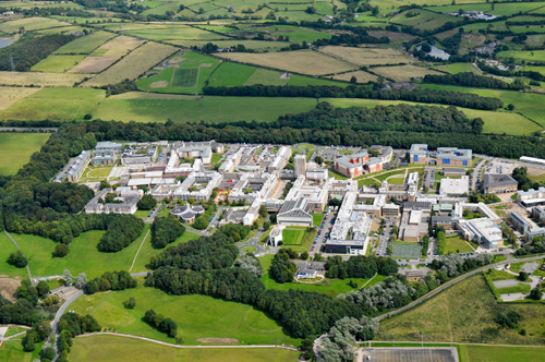 Lancaster University's Bailrigg campus