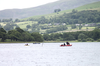 Lake coring on Basenthwaite Lake