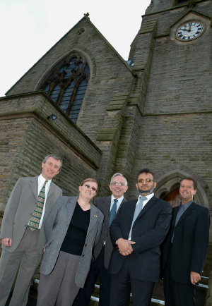Andy Williams, Margaret Richardson, Colin Wills, Hamid Qureshi, Andrew Holden.