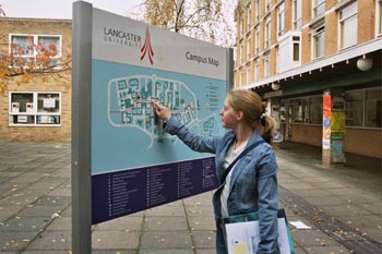 The pupils were shown around campus as part of their visit