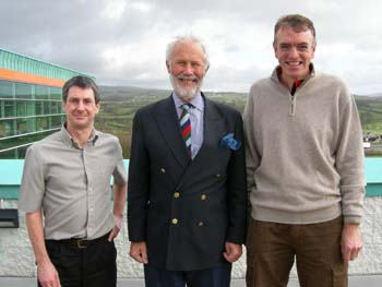 from left:John Statter, Sir Christian Bonington and Ian Mercer