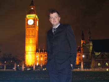 Dr Jim Wild at the Houses of Parliament