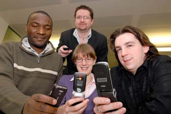 clockwise: Dr Paul Okanda, Dr Reuben Edwards, Andy Cunningham and Elizabeth Phillips