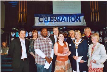 Award ceremony at the Town Hall