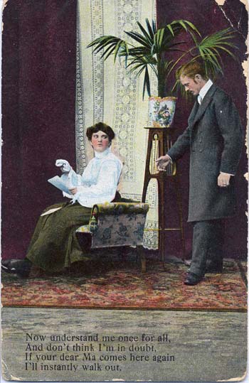 One of the six billion postcards sent during the Edwardian era
