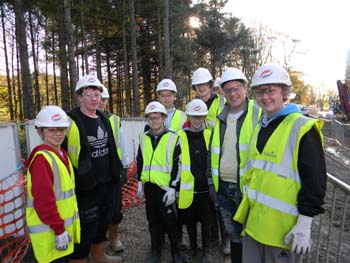 Heysham High School pupils at the sports centre