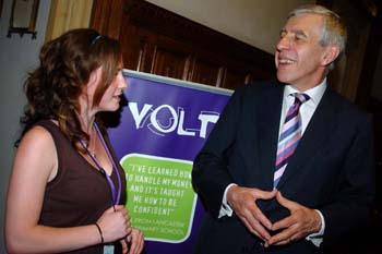 Debbie Wilkie with Jack Straw MP